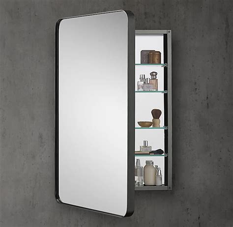 bristol inset medicine cabinet aged steel|10 Easy Pieces: Inset Mirrored Medicine Cabinets.